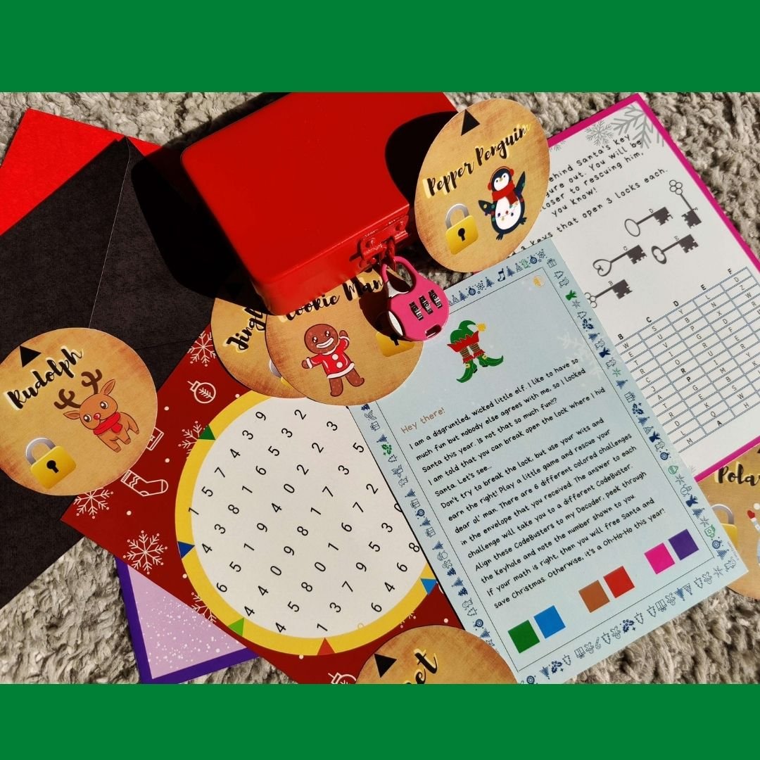 Christmas Lock Box (Escape Room in a Box)