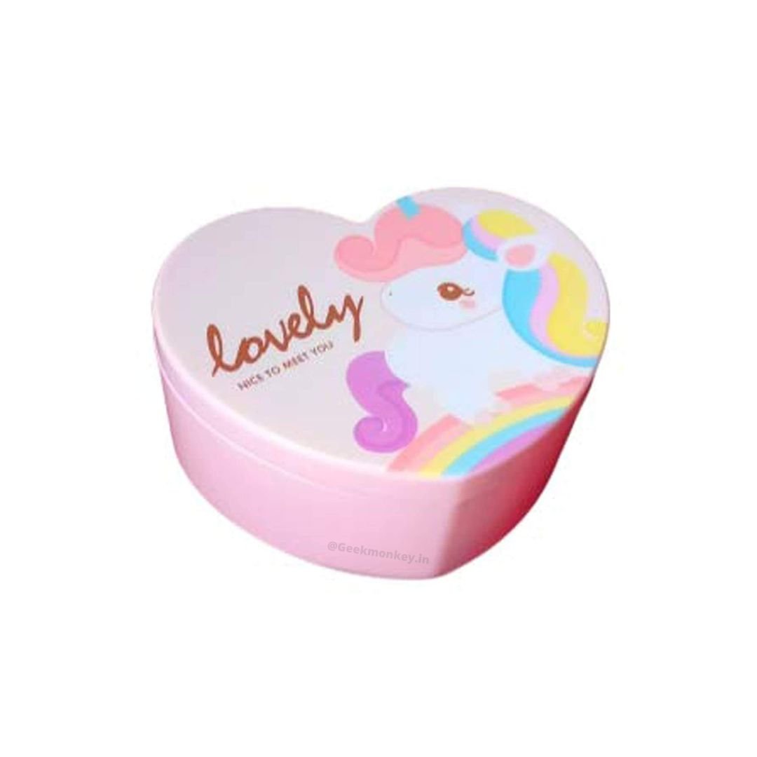 Heart Makeup Case - Tiny Mirror Case - Image 2