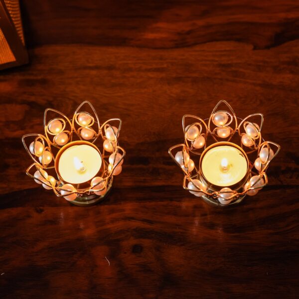 Pearl Candle Holders (Set of 2) - Image 5