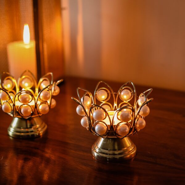 Pearl Candle Holders (Set of 2) - Image 7