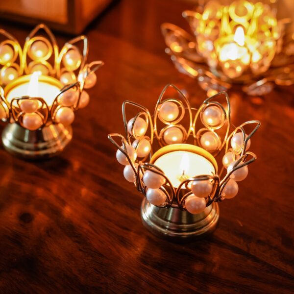 Pearl Candle Holders (Set of 2) - Image 8