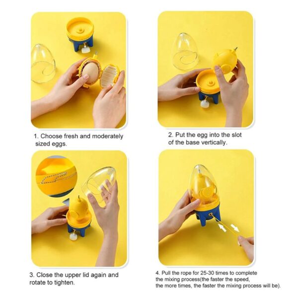 Egg-Splorer The Egg Puller | Convenient Hand Powered Egg Cutter With Drawstring - Image 14