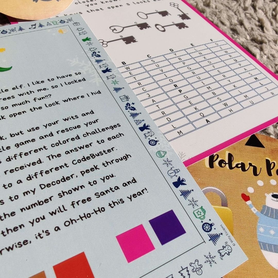 Christmas Lock Box (Escape Room in a Box) - Image 3