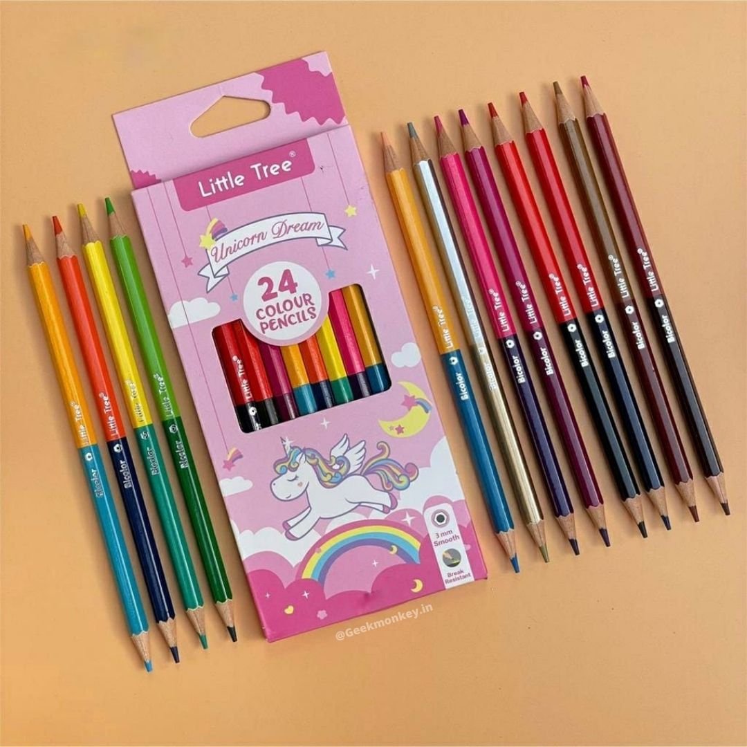 Dual Color Pencil - 24 Color Shades - Image 3