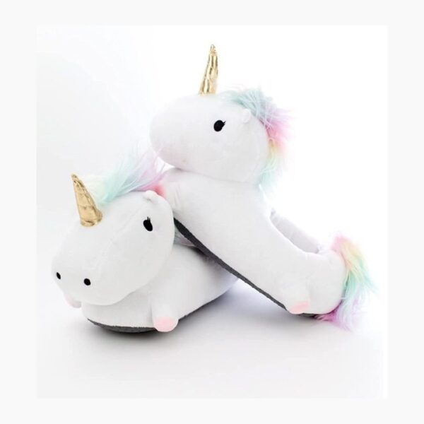 Unicorn Plush Shoes (UK Size 3-6) - Image 2