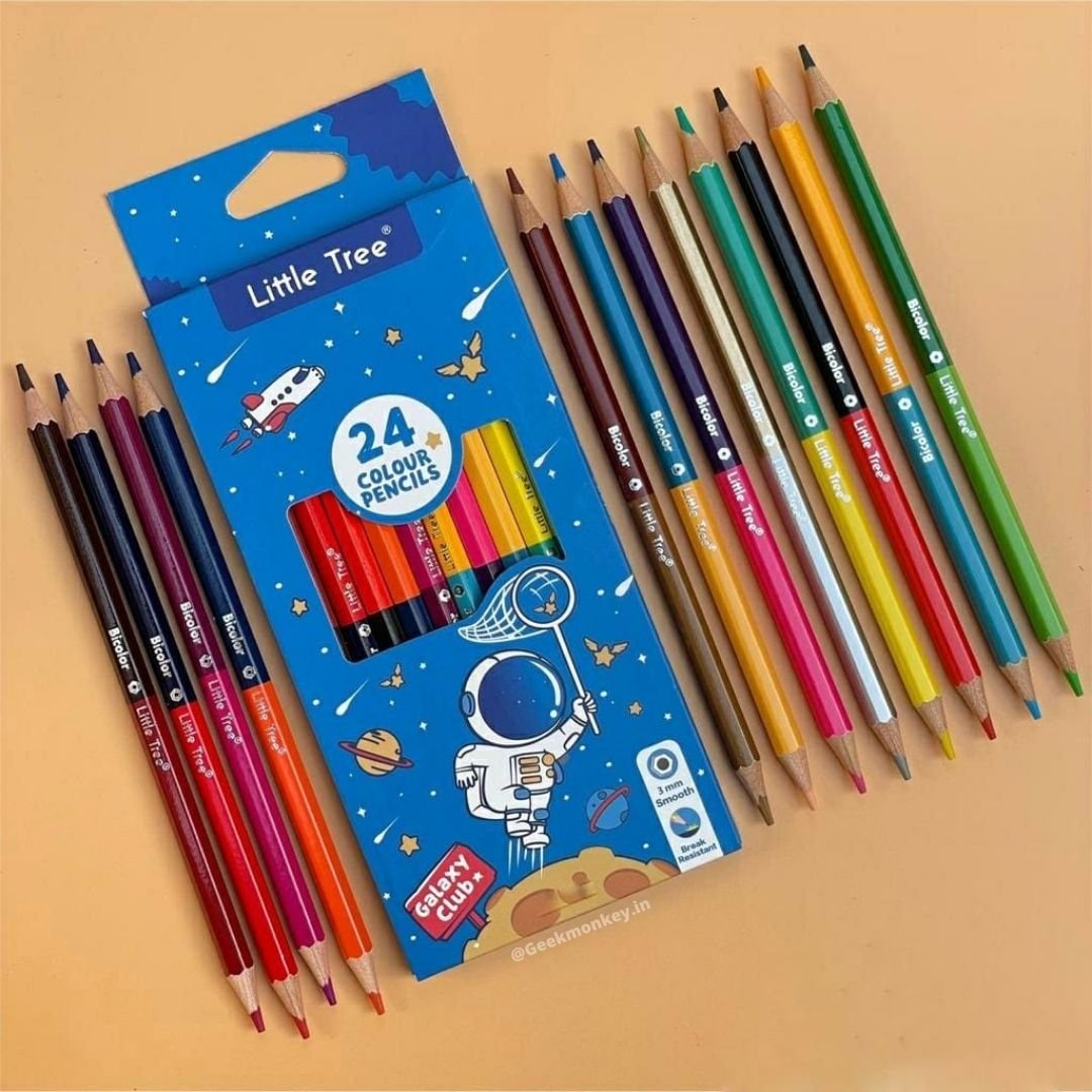 Dual Color Pencil - 24 Color Shades - Image 2