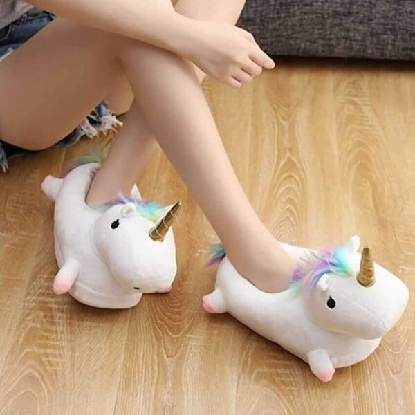 Unicorn Plush Shoes (UK Size 3-6) - Image 6