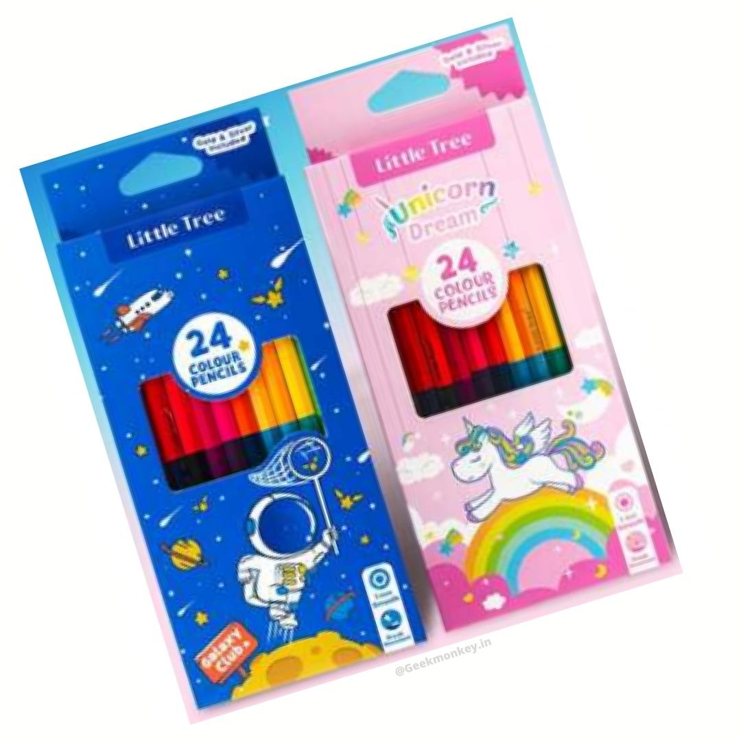 Dual Color Pencil - 24 Color Shades