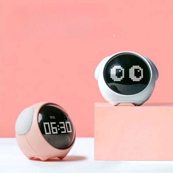 Adorable Emoji Alarm Clock With Light Functions | Digital Clock | Desk Décor