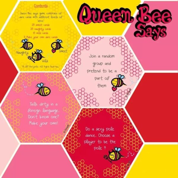 Queen Bee Says .. Bachelorette Card Game - Image 3