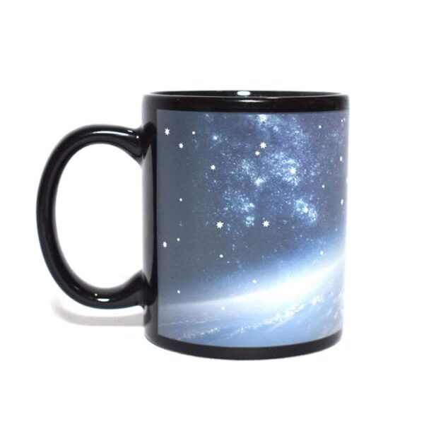 Innovative Heat-Sensitive Space Mug | Color Changing Astronaut Mug for Space Lovers - Image 4