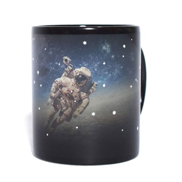 Innovative Heat-Sensitive Space Mug | Color Changing Astronaut Mug for Space Lovers - Image 3