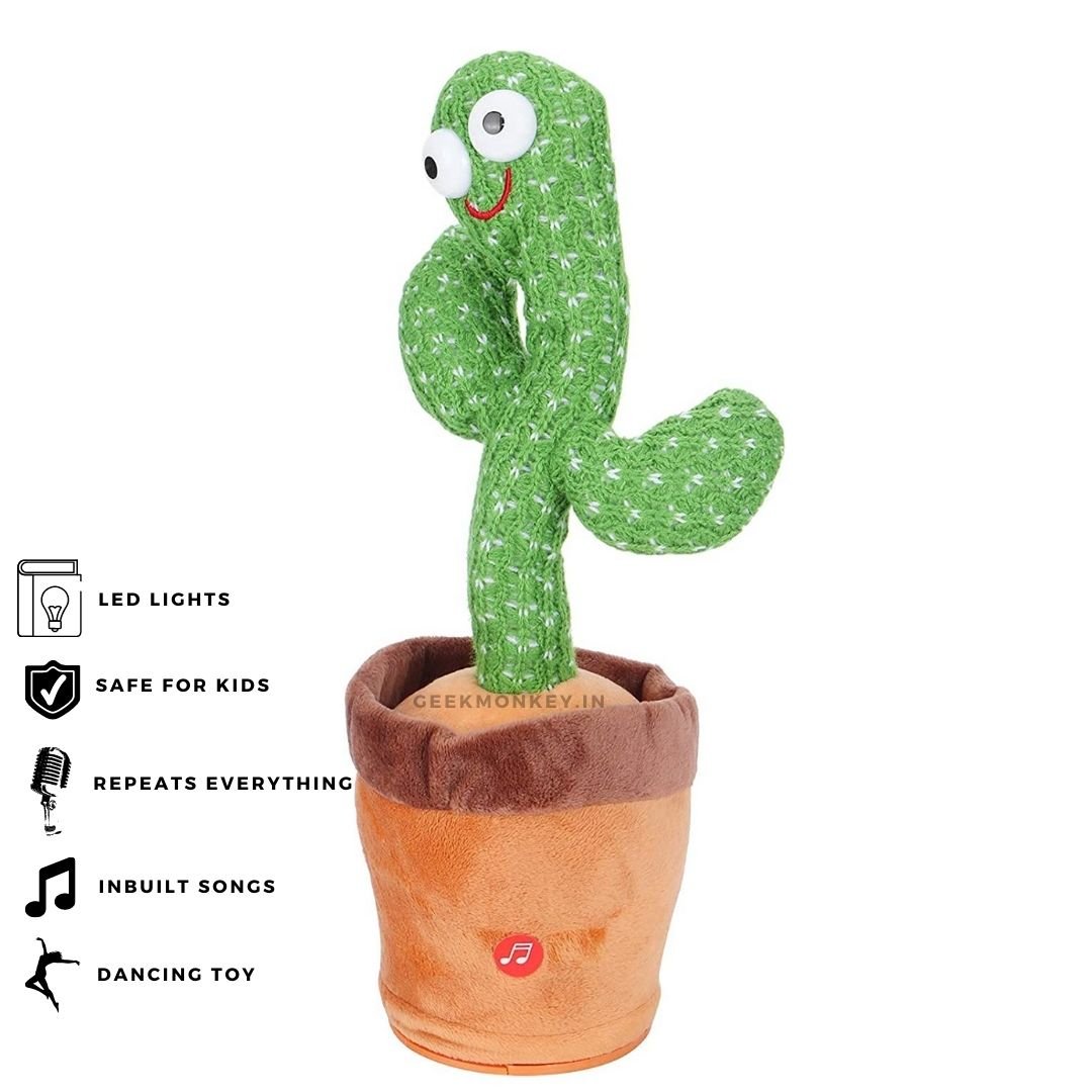 Dancing Cactus Toy - Music, Lights and Recording Toy for Toddlers - Image 3