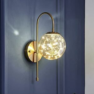 Fairy Glass Ball Wall Light Metal (Warm White)