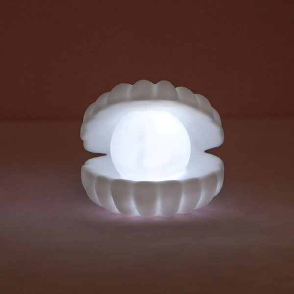 Pearl in Oyster Night Light | Battery Operated Bedside Lamp - Image 3