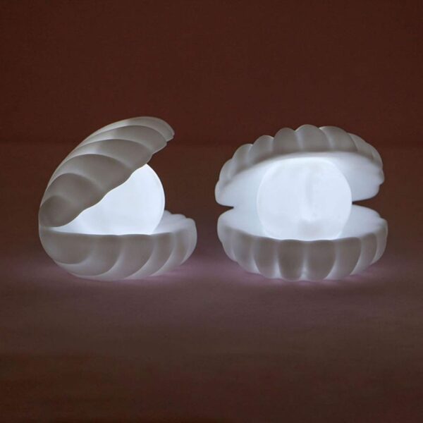 Pearl in Oyster Night Light | Battery Operated Bedside Lamp - Image 4