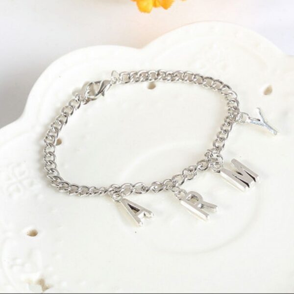 BTS A.R.M.Y Bracelet | ARMY Bracelet for K-Pop Fans [Stainless Steel] - Image 3