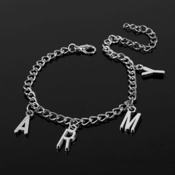 BTS A.R.M.Y Bracelet | ARMY Bracelet for K-Pop Fans [Stainless Steel]