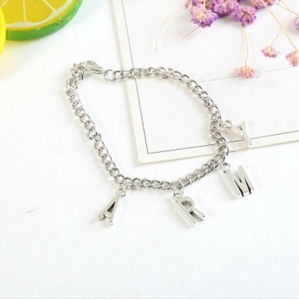 BTS A.R.M.Y Bracelet | ARMY Bracelet for K-Pop Fans [Stainless Steel] - Image 4