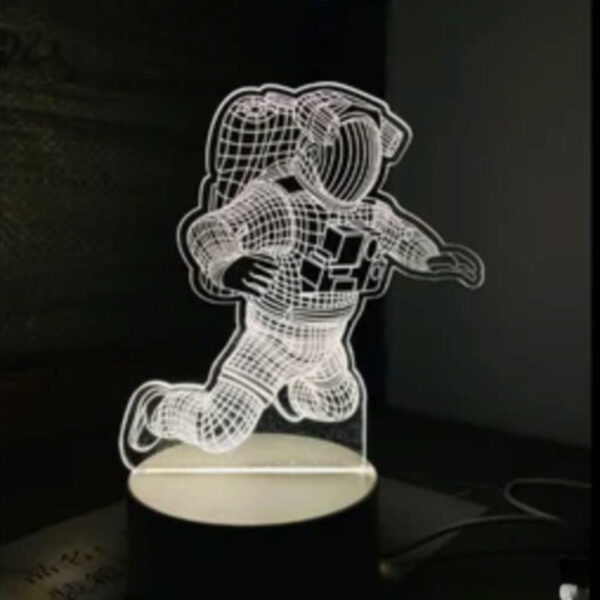 Little Astronaut - 3D Illusion Lamp - Image 2