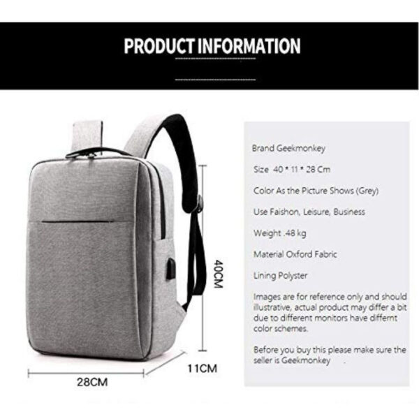 USB Charging Laptop Bag - Image 5