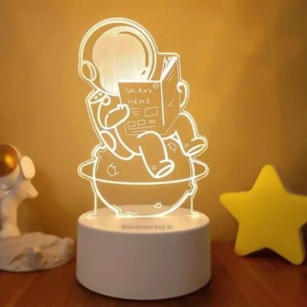 Little Astronaut - 3D Illusion Lamp - Image 8