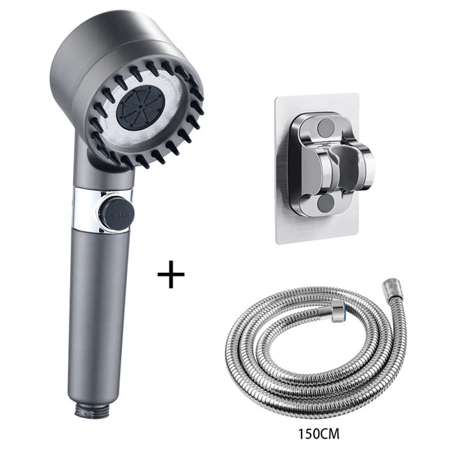 3 Modes Shower Head High Pressure Showerhead Set - Image 7