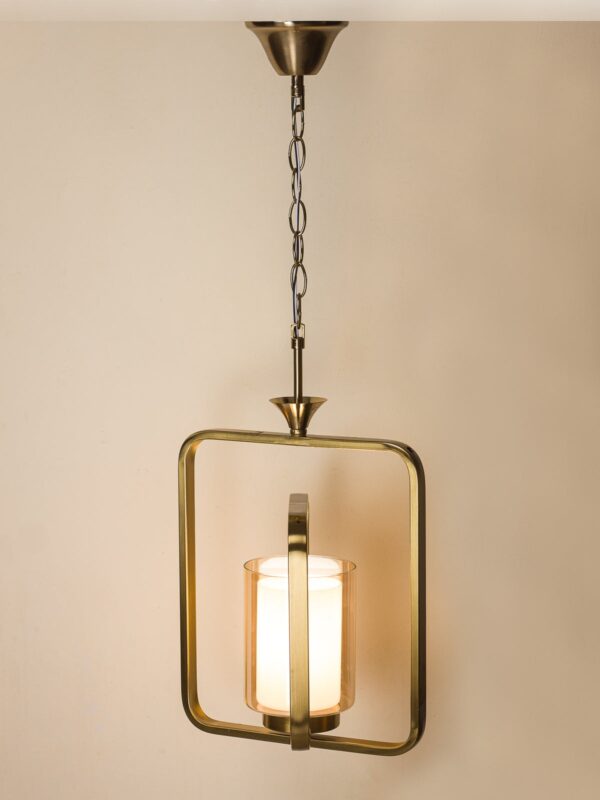 Square Metal Pendant Light - Image 2