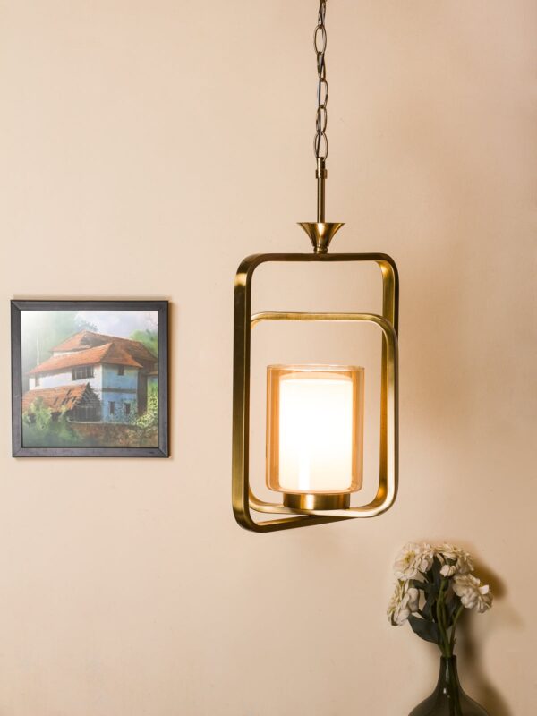 Square Metal Pendant Light - Image 3