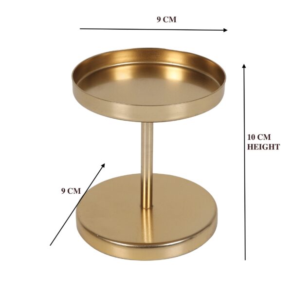 Pair of Brass Candle Holders - Image 2