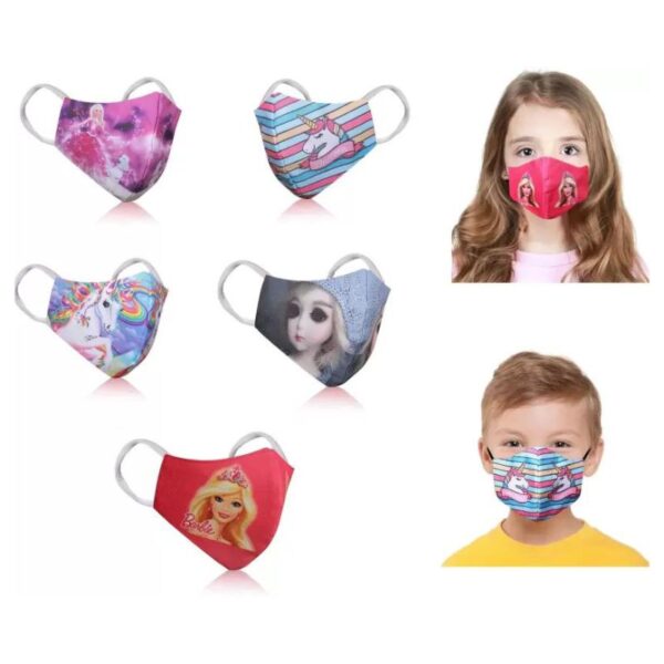 KIDS COTTON FACE MASK (PACK OF 3PC) - Image 5