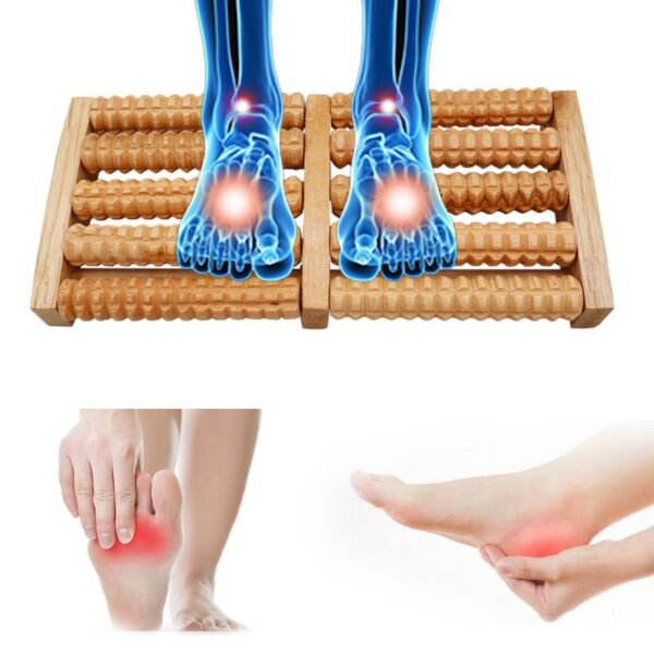 Wooden Foot Massager Roller - Image 2