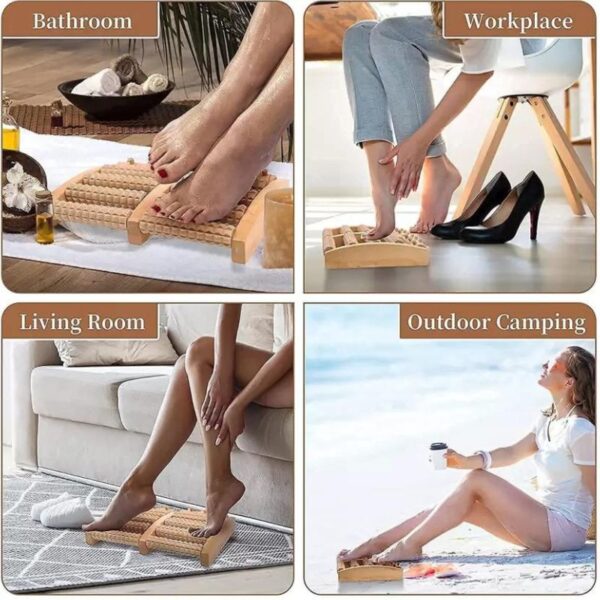 Wooden Foot Massager Roller - Image 4