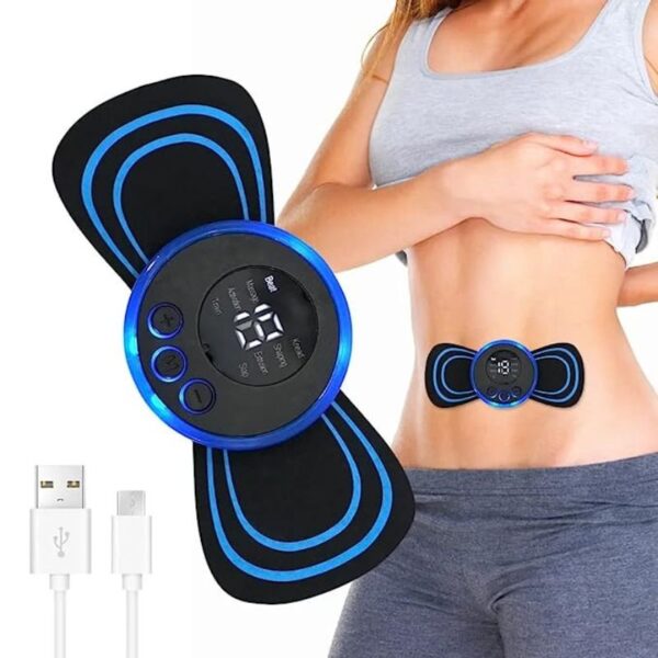 Portable Mini Electric Neck Back Body Massager|Cervical Electric Massager|Muscle Stimulator Therapy Pressure Pain,Shoulder Massager Cervical Massage Patch Stimulator Cervical Spine Relaxation,