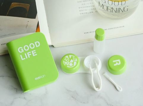 Book Shaped Contact Lens Storage kit - Travel Essentials - Image 3