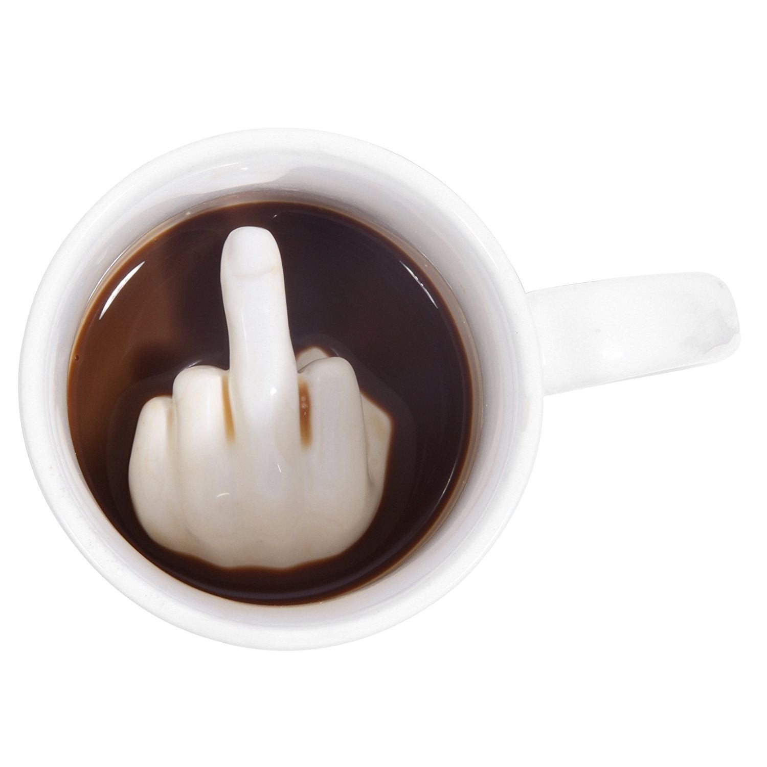 Geekmonkey - Ceramic Middle Finger Mug - Image 2