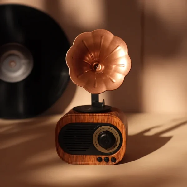 Vintage Gramophone Bluetooth Speaker