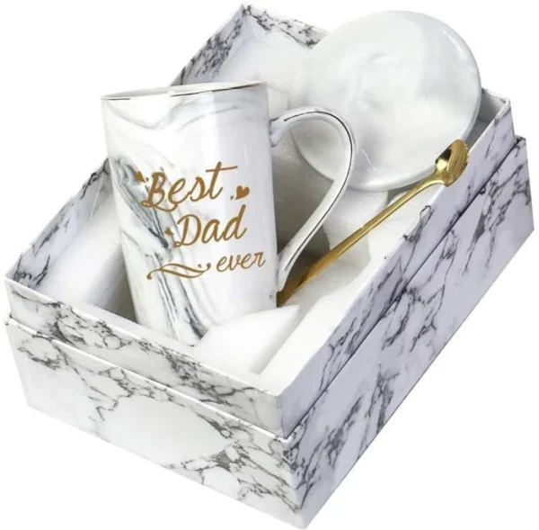 Best Dad Ever Coffee Mug With Gift Box