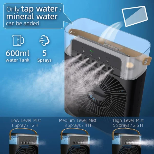 Portable Ac Mini Cooler Fan for Room Cooling - Image 7