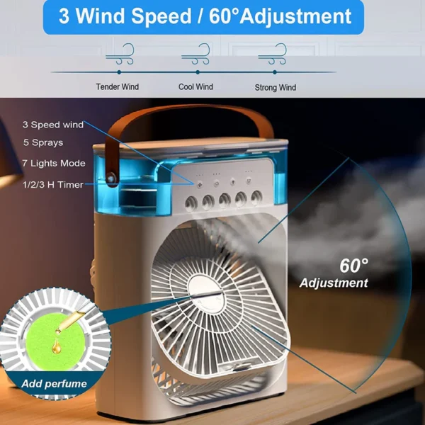 Portable Ac Mini Cooler Fan for Room Cooling - Image 8